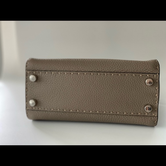 Fendi Peekaboo Mini Dove Grey Selleria bag - Picture 6 of 9